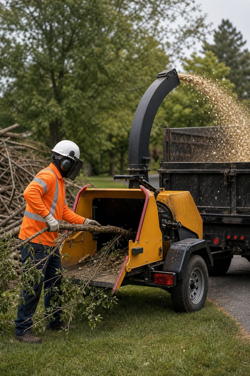 Brush Chipping in Edmonton by Your Arborist Edmonton
