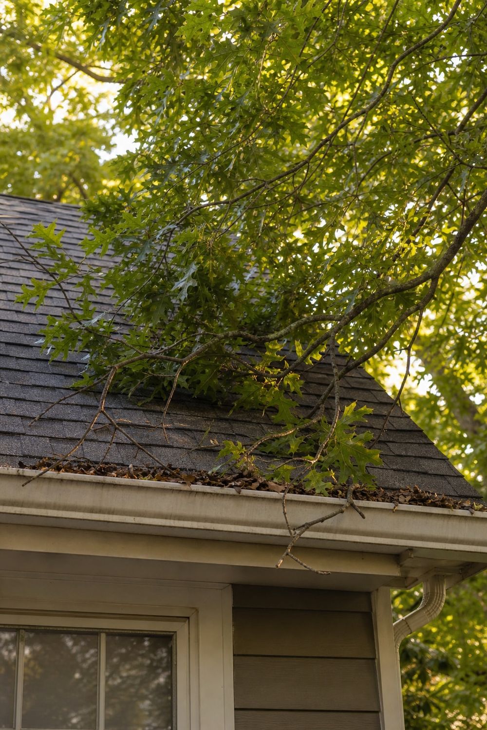Tree Branches Over Your Roof in Edmonton in Edmonton